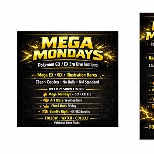 🔥 MEGA MONDAYS – Pokémon GX / EX Live Auction Teaser
